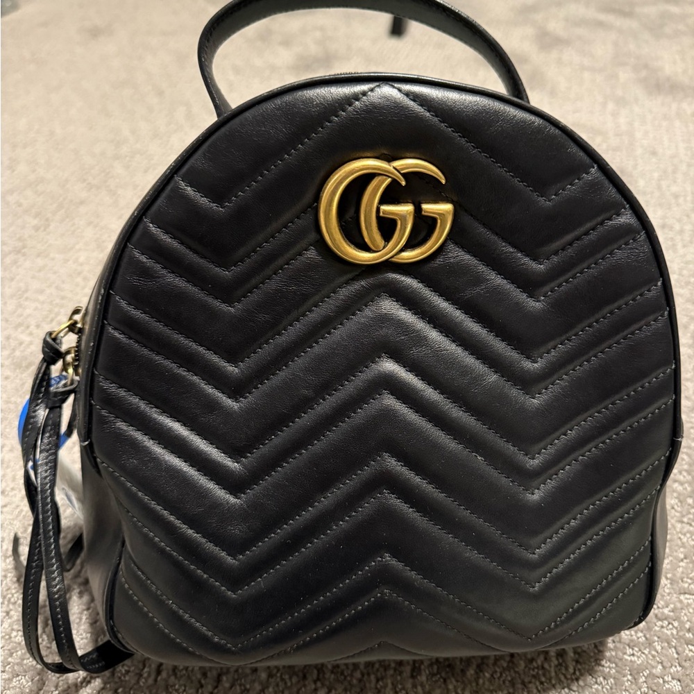 Authentic Gucci GG Marmont backpack